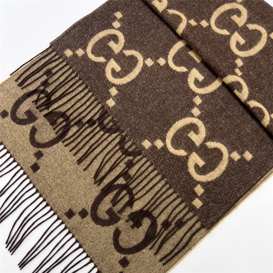 Gvc*1 cashmere gg logo scarf