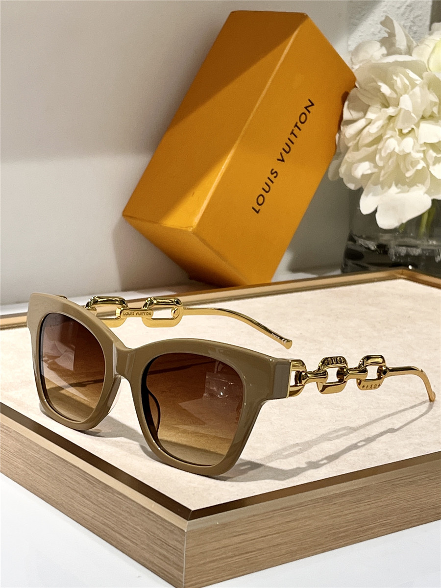 l0vis Vvtt0n lv metal chain sunglasses