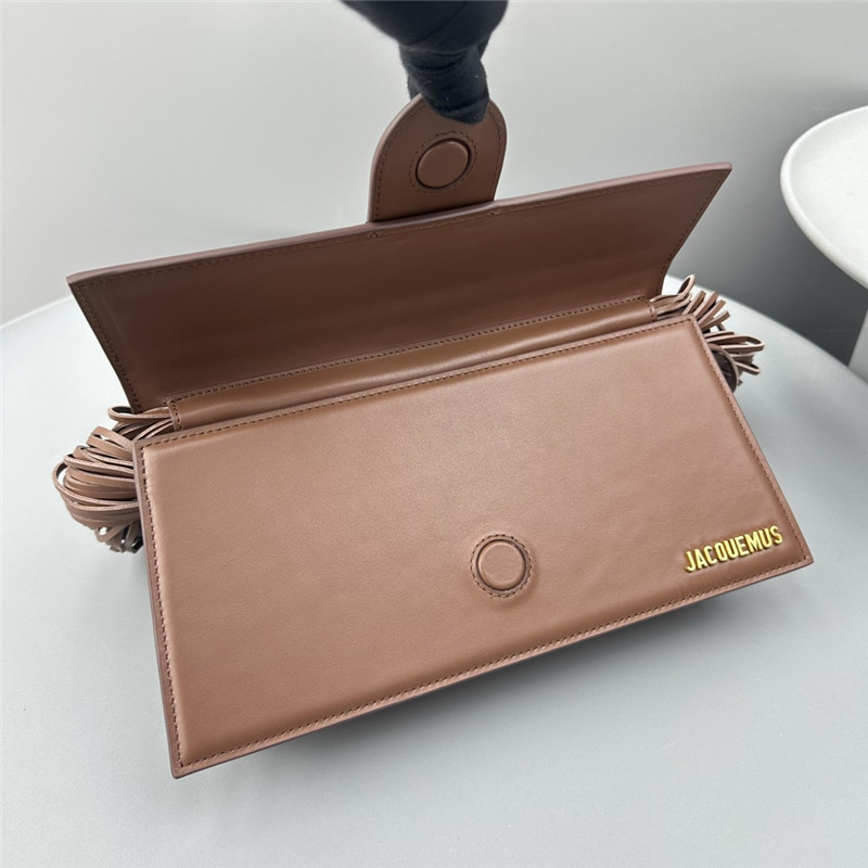 Jacquemus Tassel Shoulder Bag Brown