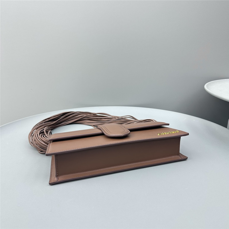 Jacquemus Tassel Shoulder Bag Brown
