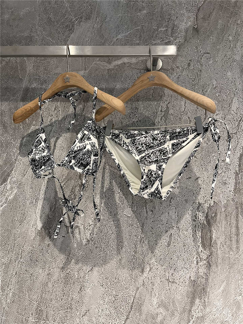 D10r paris map bikini swimsuit