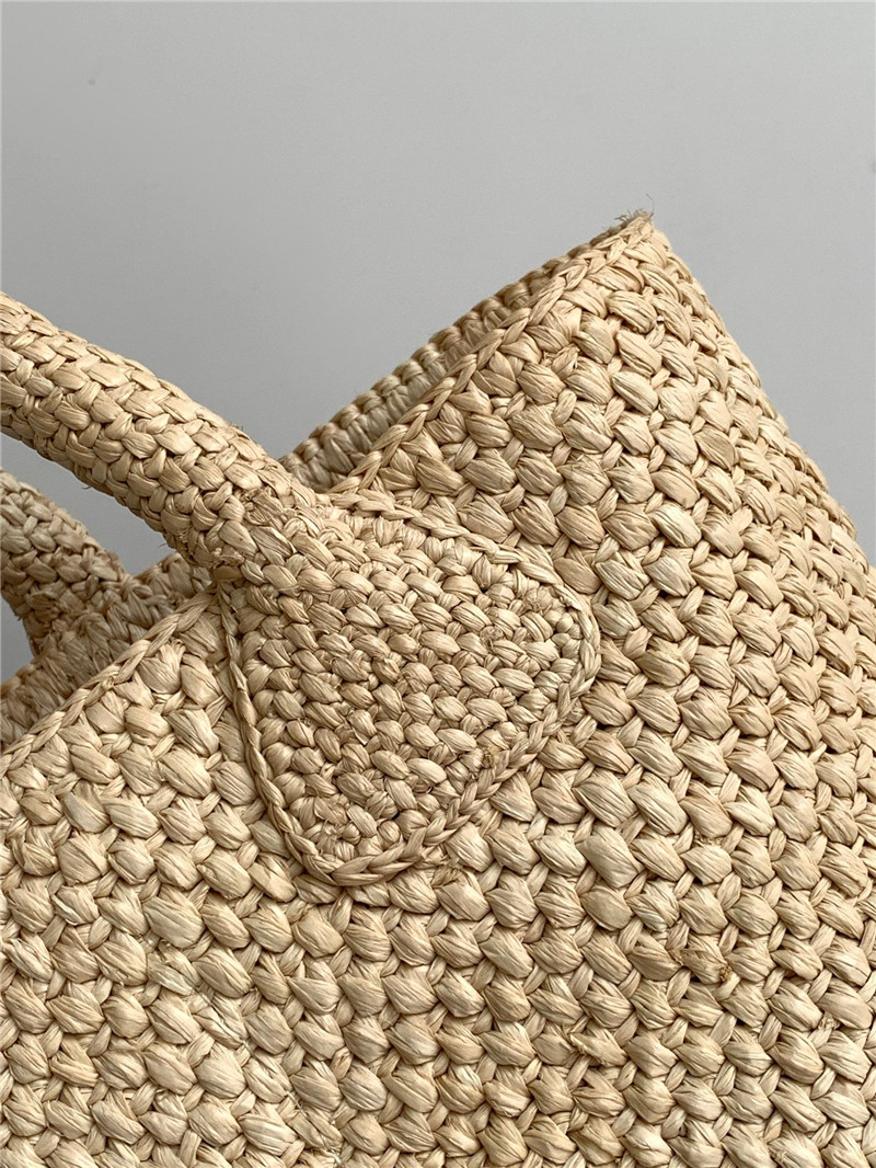 Ce1i*e straw bucket bag