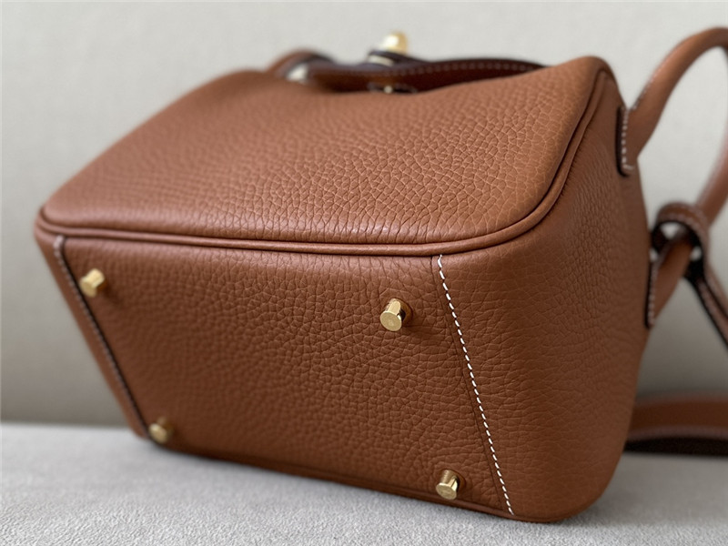 H**me5 mini lindy bag brown