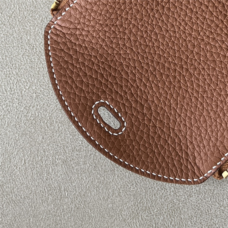 H**me5 mini lindy bag brown