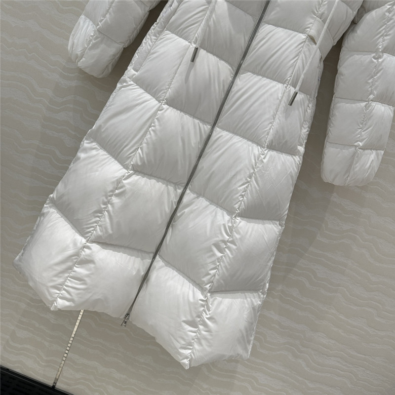 Moncler Long Hooded Down Jacket