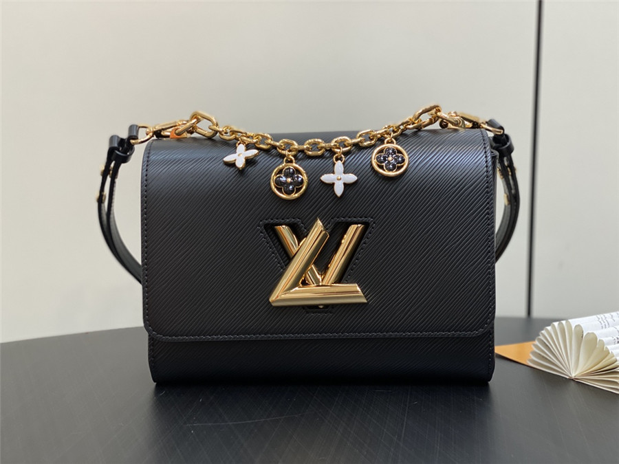 l0vis Vvtt0n lv twist pm epi leather bag