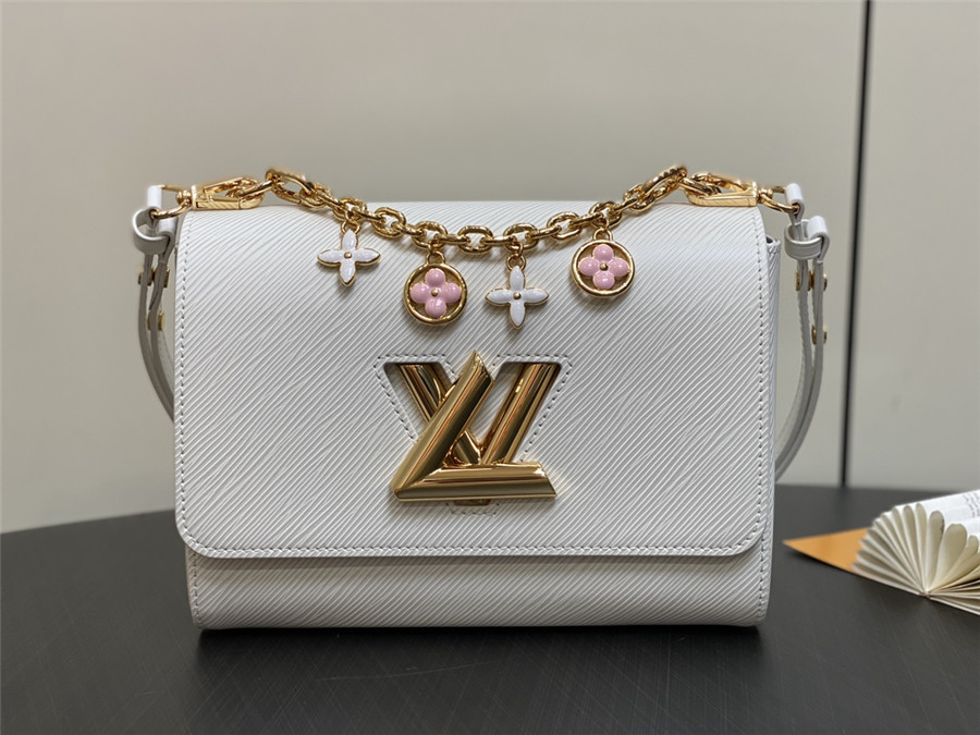 l0vis Vvtt0n lv twist pm epi leather bag