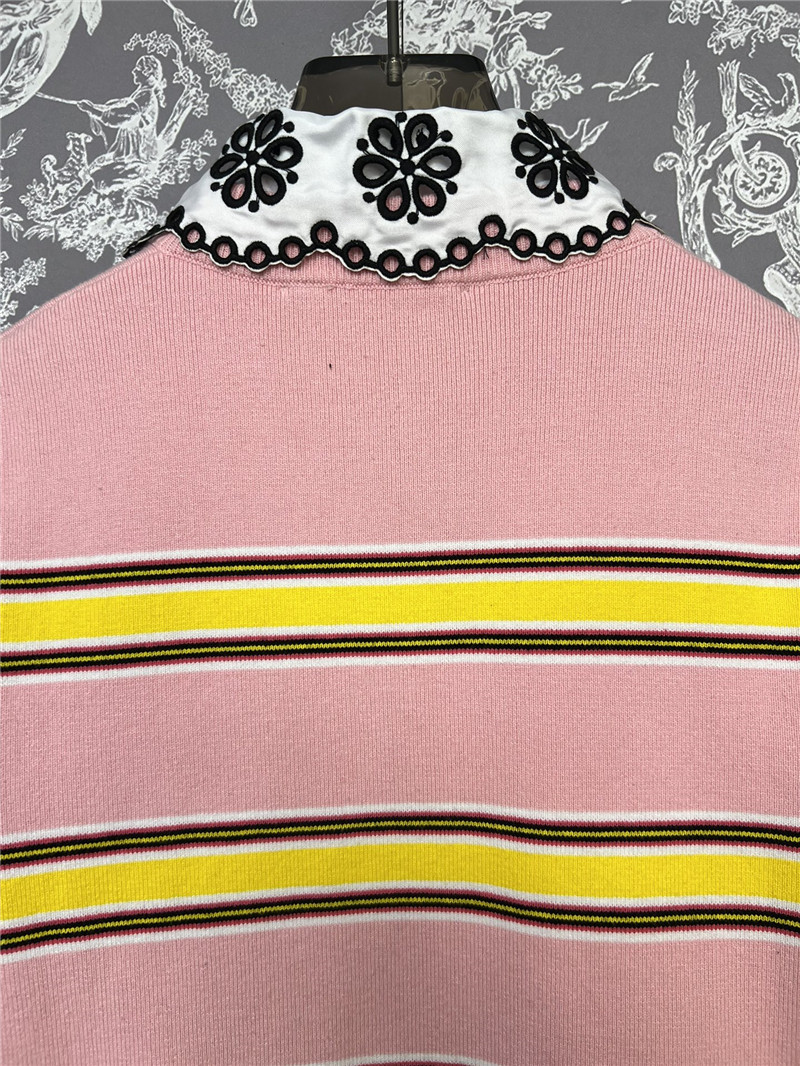 l0vis Vvtt0n lv striped knit short sleeves