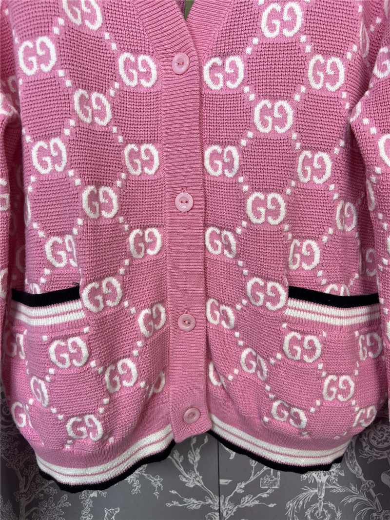 gvc*1 gg D1am0nd jacquard knitted cardigan