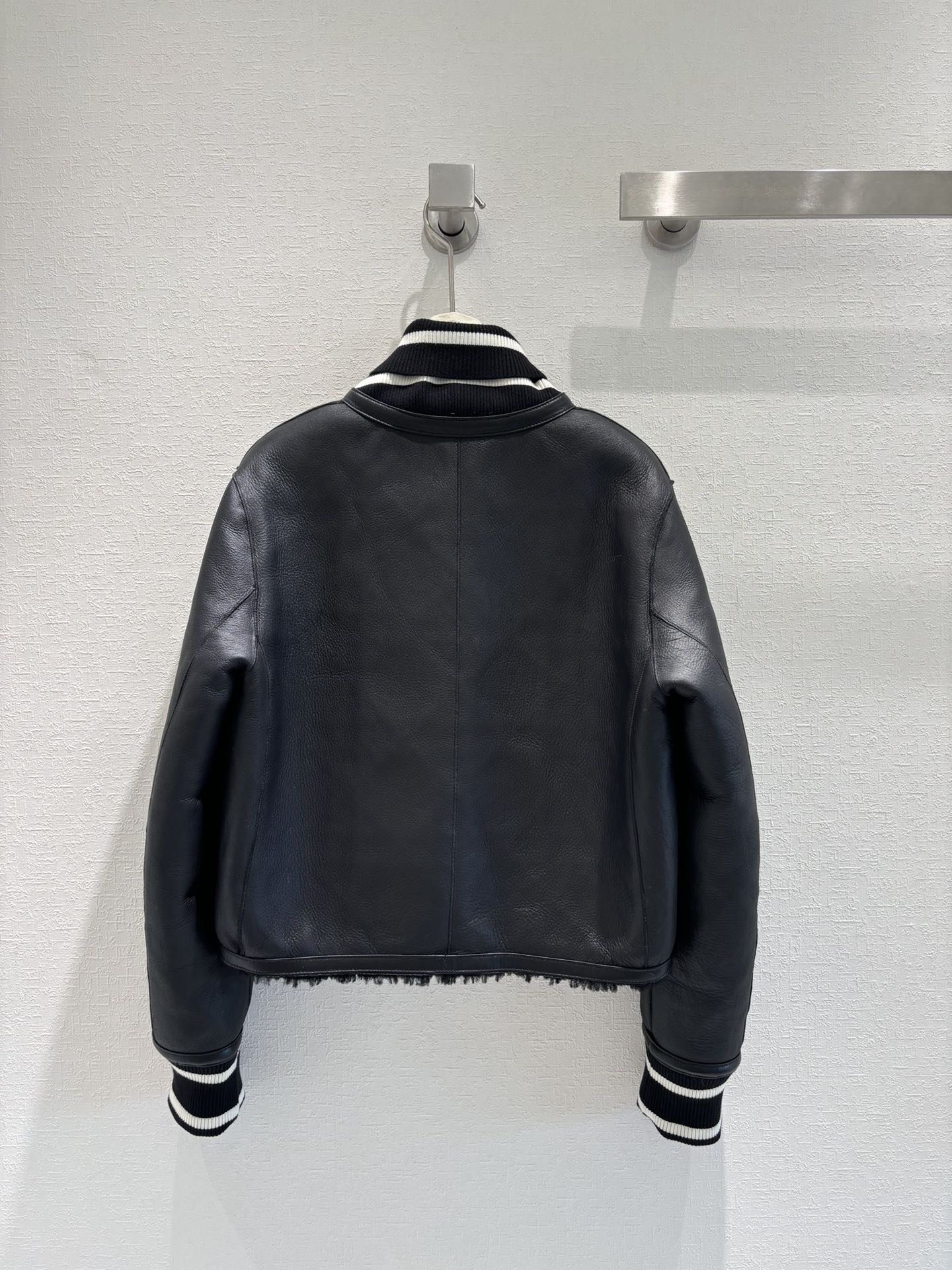 D10r teddy cashmere baseball jacket