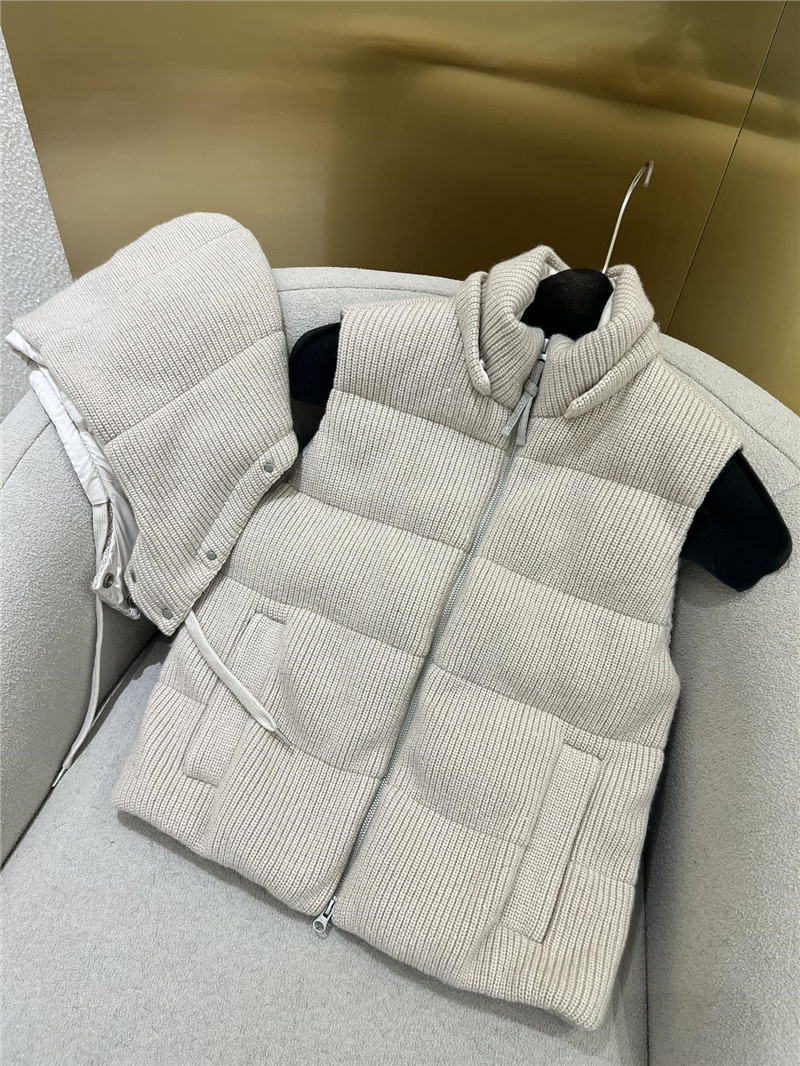 BC cashmere hooded vest