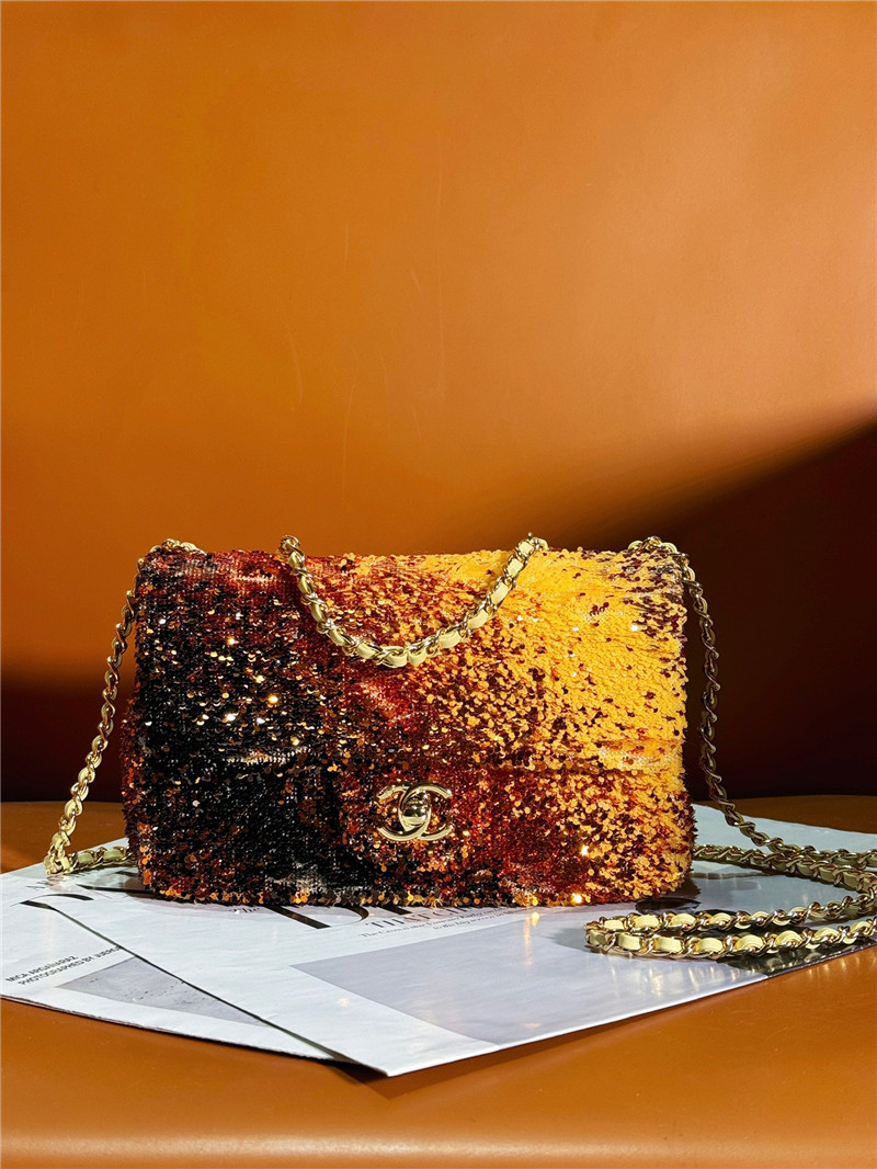 Ch**el sequin cf bag