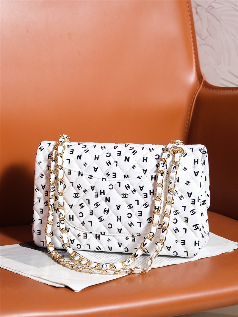 Ch**el limited edition graffiti letter cf bag