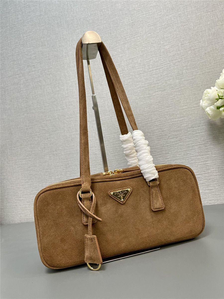 Pra*a suede tote bag