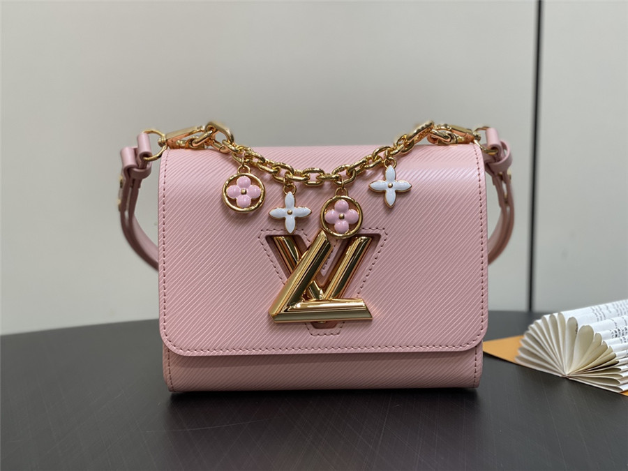 l0vis Vvtt0n lv twist pm epi leather bag