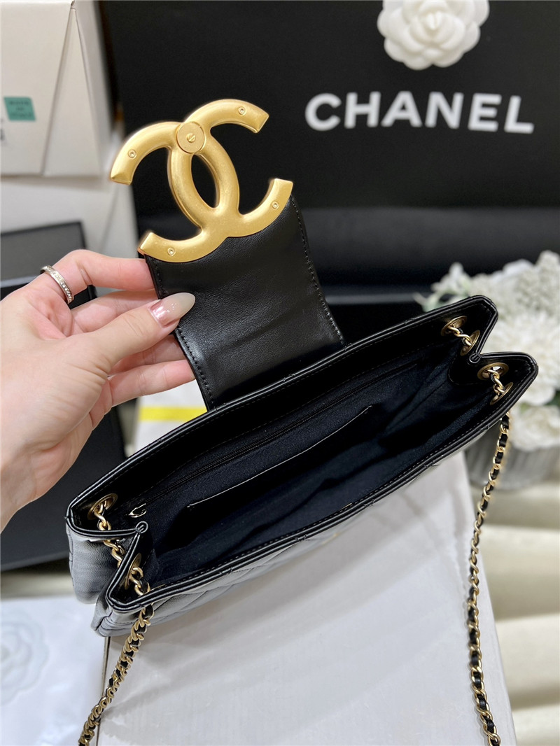 Ch**el Ch**el logo retro tote bag