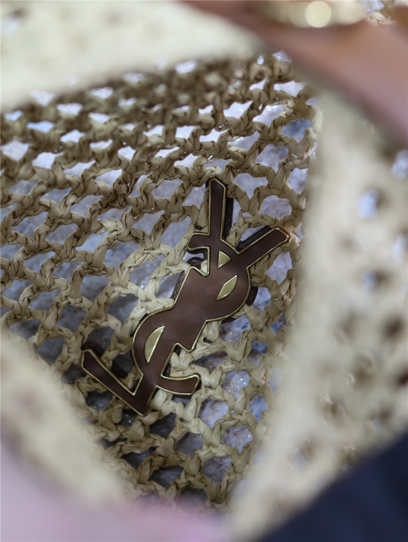 Y51 oxalis raffia shoulder bag