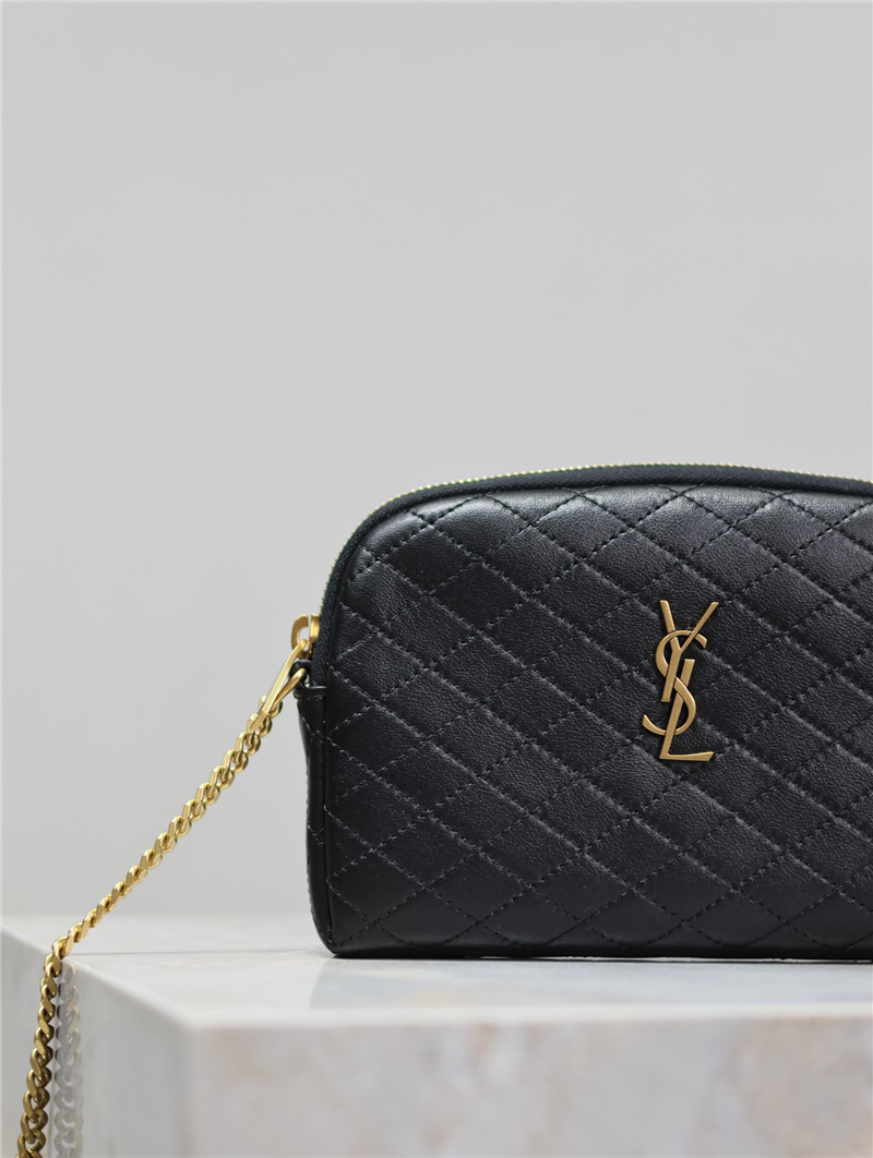 Sa1nt Lau*nt gaby zipped pouch in black