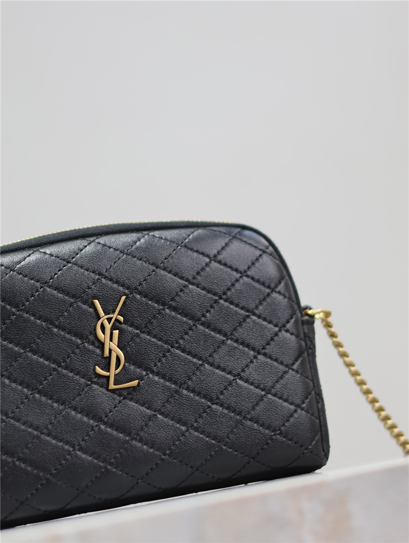 Sa1nt Lau*nt gaby zipped pouch in black