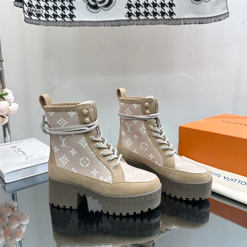 l0vis Vvtt0n suede calfskin monogram desert boots