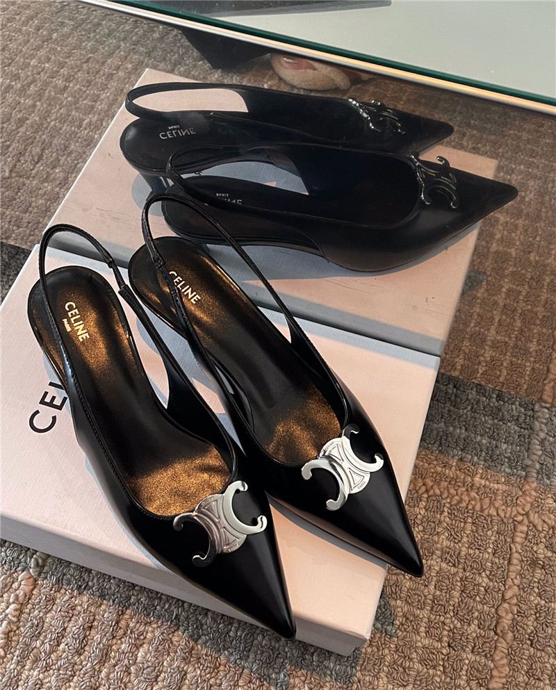 Ce1i*e arc de triomphe kitten heels