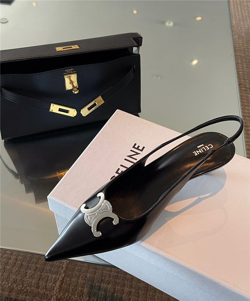 Ce1i*e arc de triomphe kitten heels