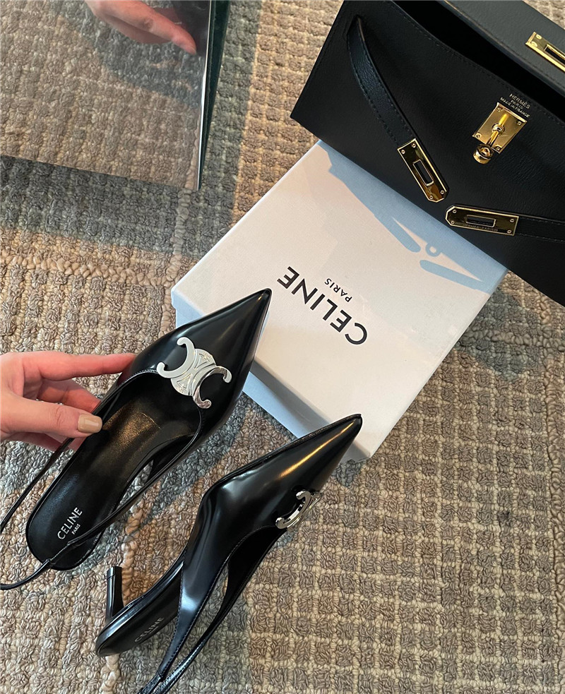 Ce1i*e arc de triomphe kitten heels