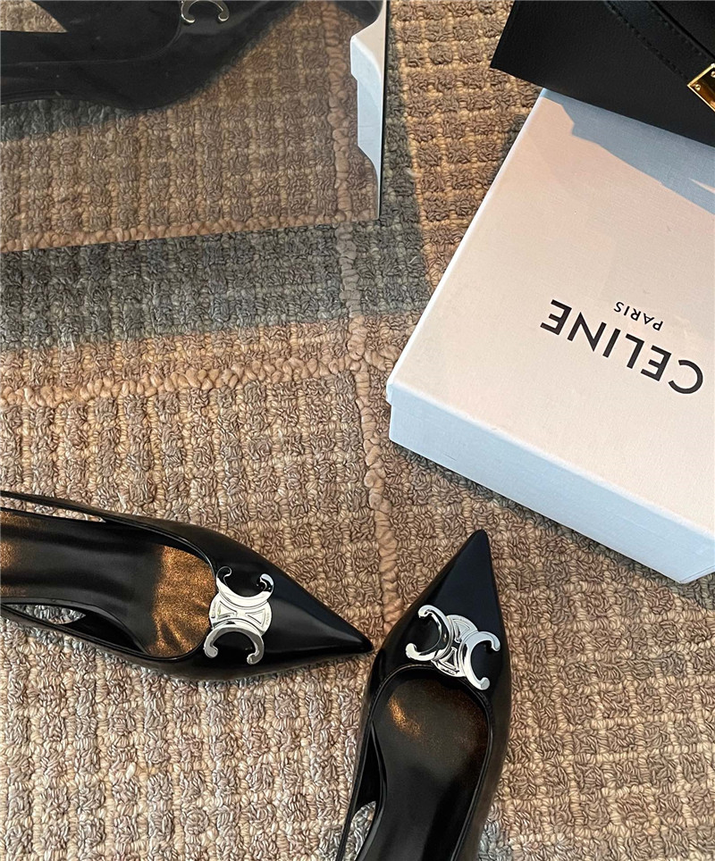 Ce1i*e arc de triomphe kitten heels