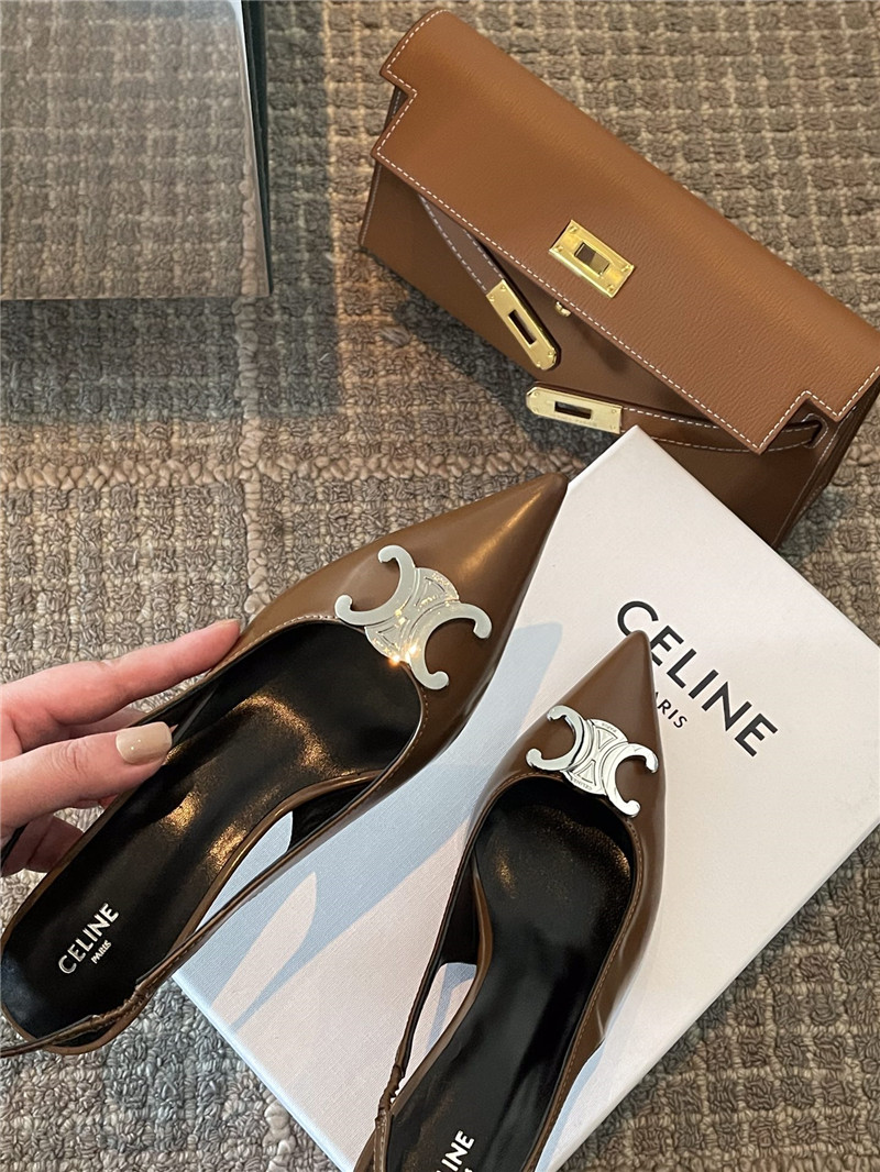 Ce1i*e arc de triomphe kitten heels