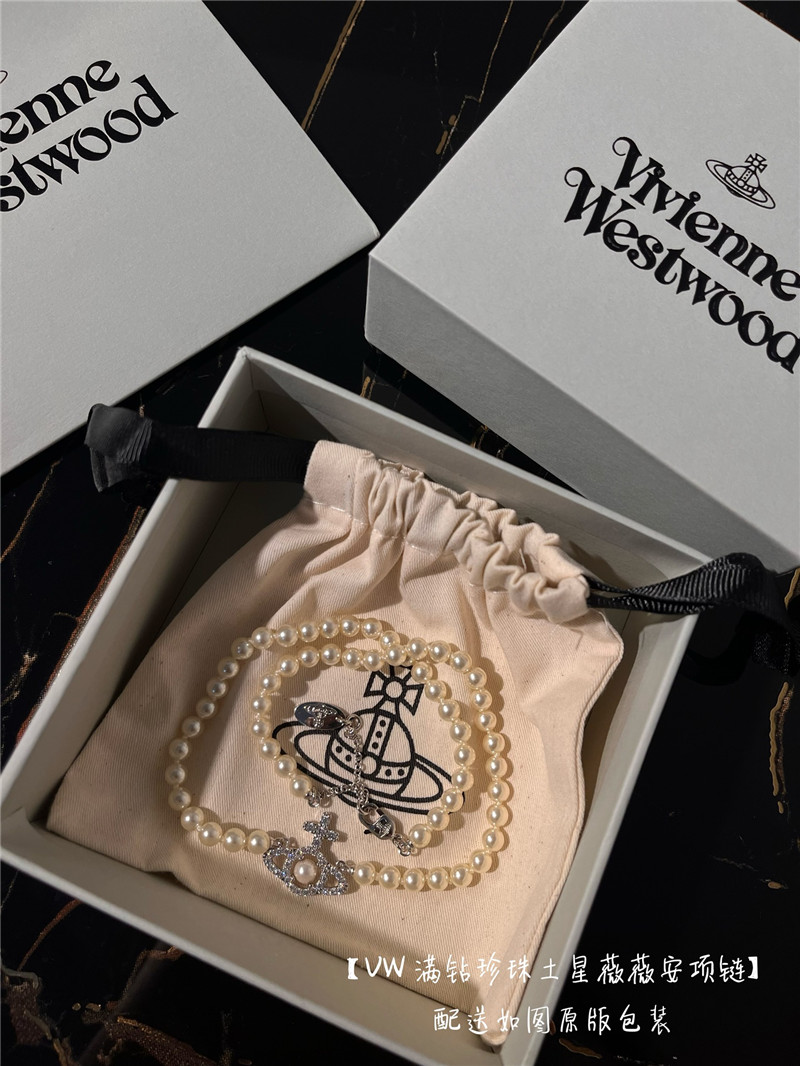 u1u1enne westwood pearl necklace