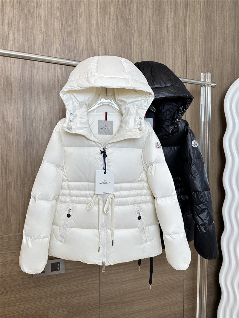 Moncler corduroy patchwork down jacket