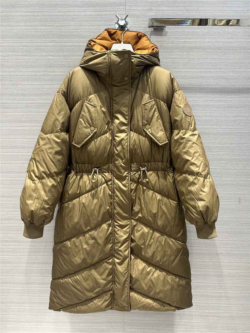 H**me5 reversible double-layer thickened long down jacket