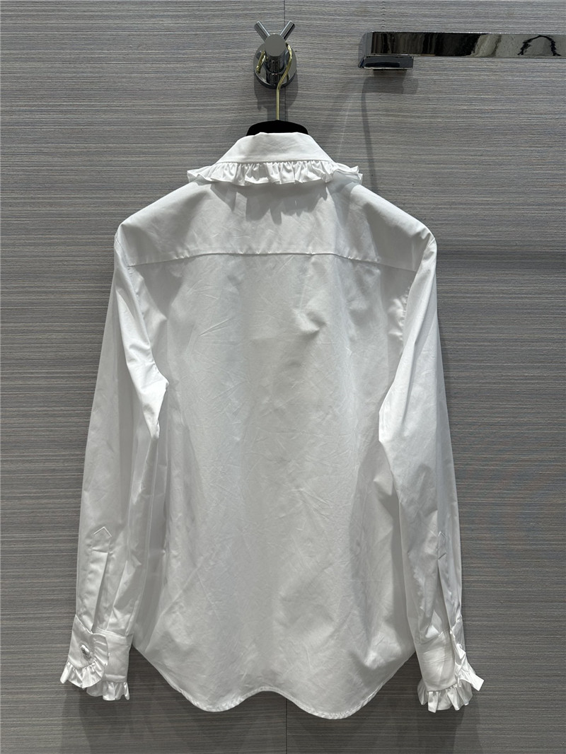 Ch**el new palace style lace collar shirt