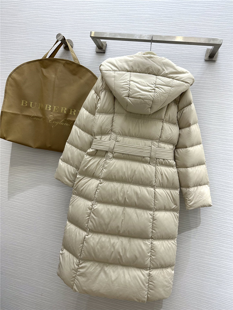 Bv*b*rry hooded long down jacket