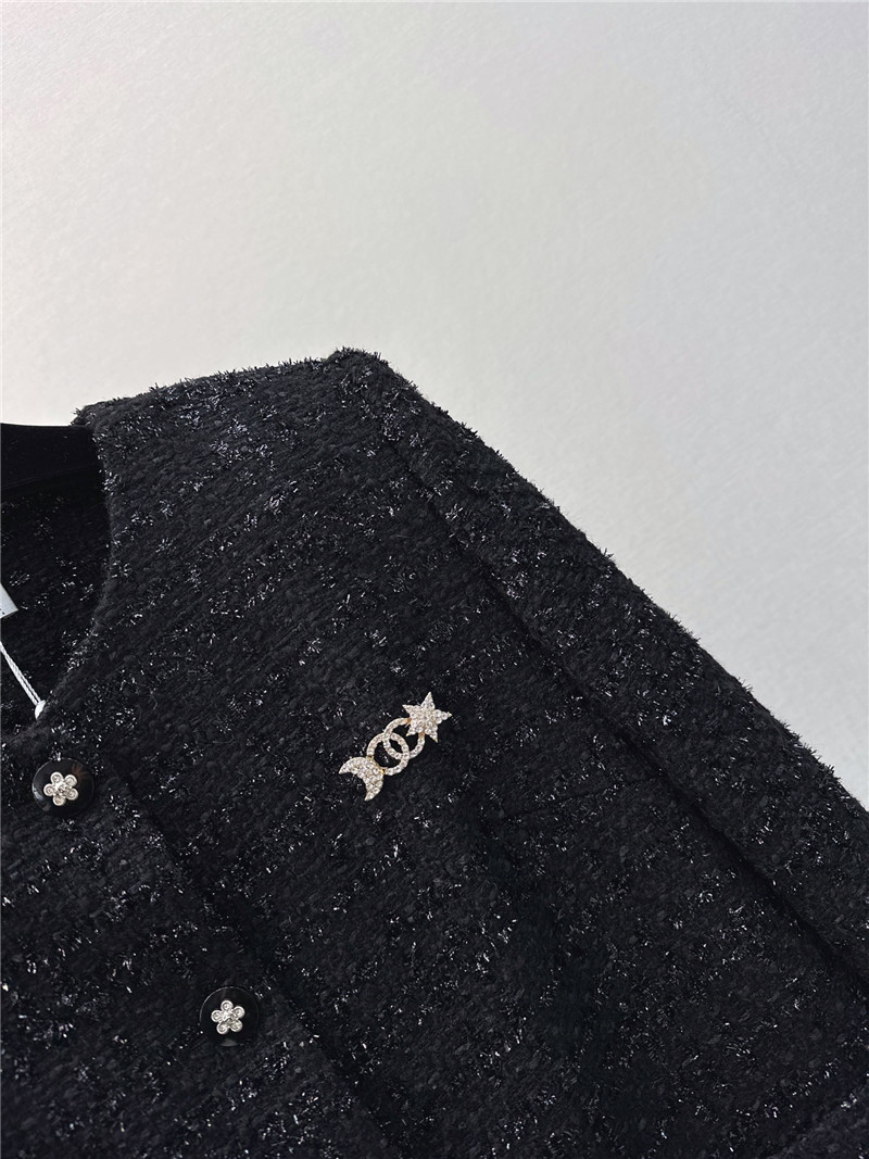 Ch**el new shiny silk woven jacket