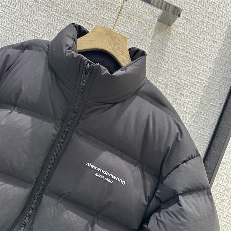 A1exa*der wang medium short black waisted down jacket
