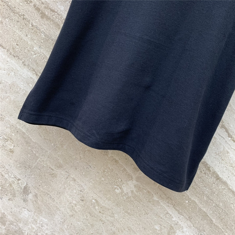 M1um1u logo polo collar short sleeve t-shirt