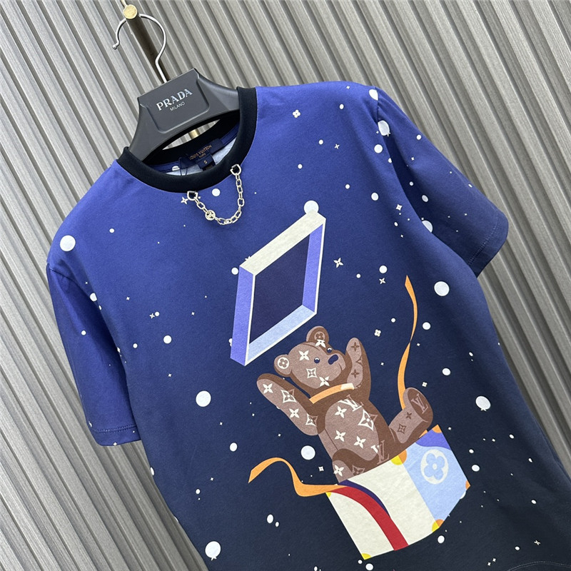 l0vis Vvtt0n lv printed chain round neck t-shirt