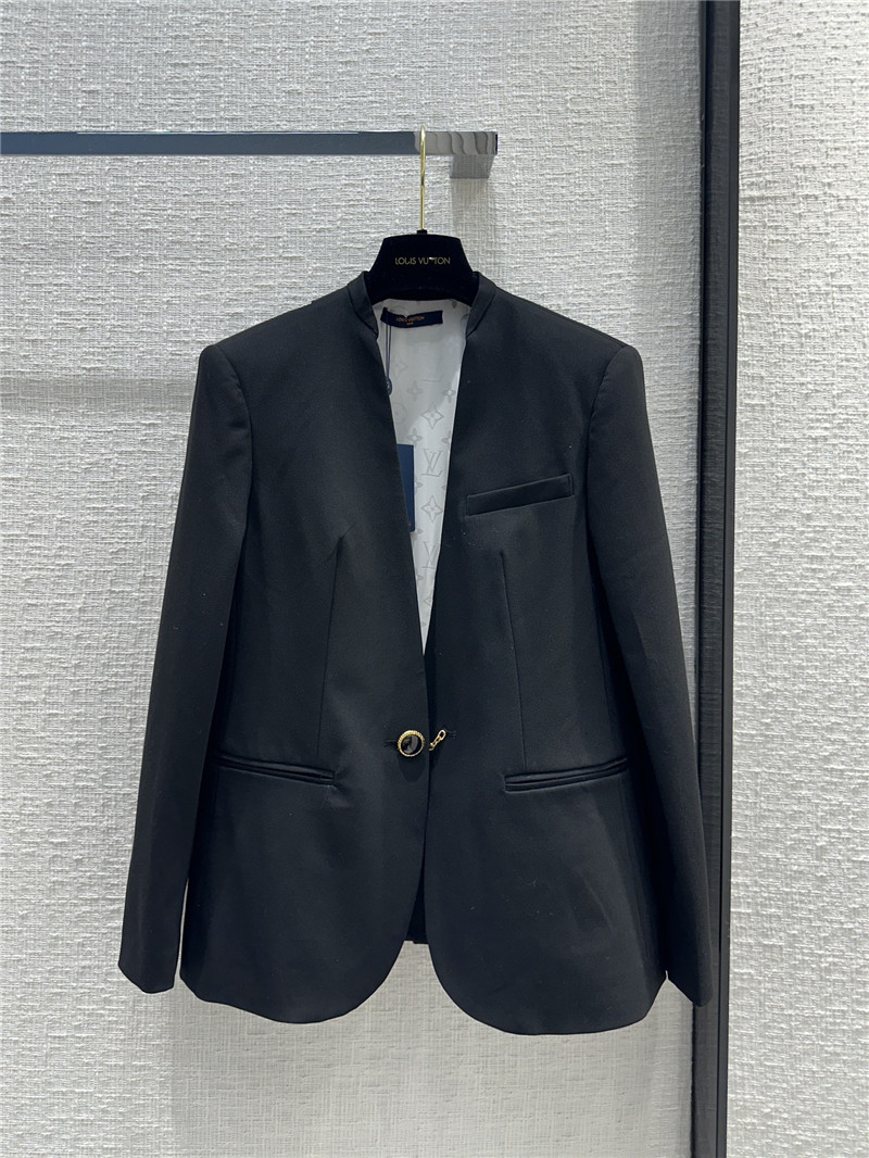 l0vis Vvtt0n lv collarless blazer