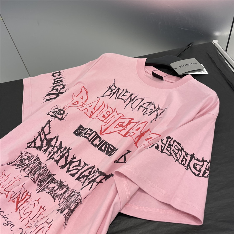 Ba1en*iaga new letter silhouette t-shirt