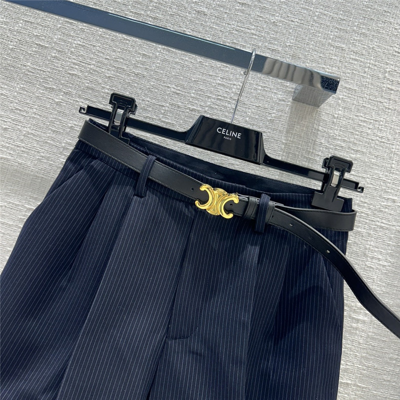 Ce1i*e new vertical striped suit shorts