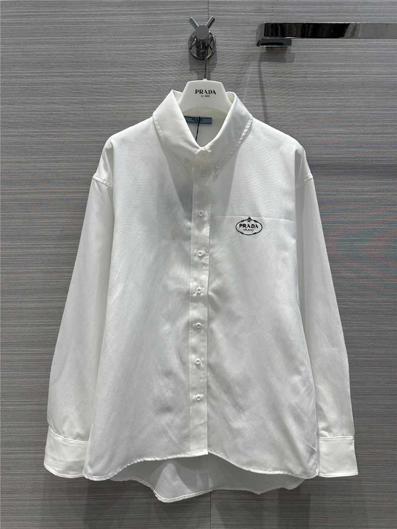 Pra*a vintage men’s and women’s oxford cotton shirt
