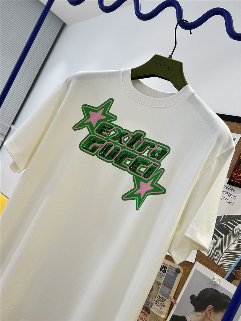 Gvc*1 sequin print t-shirt