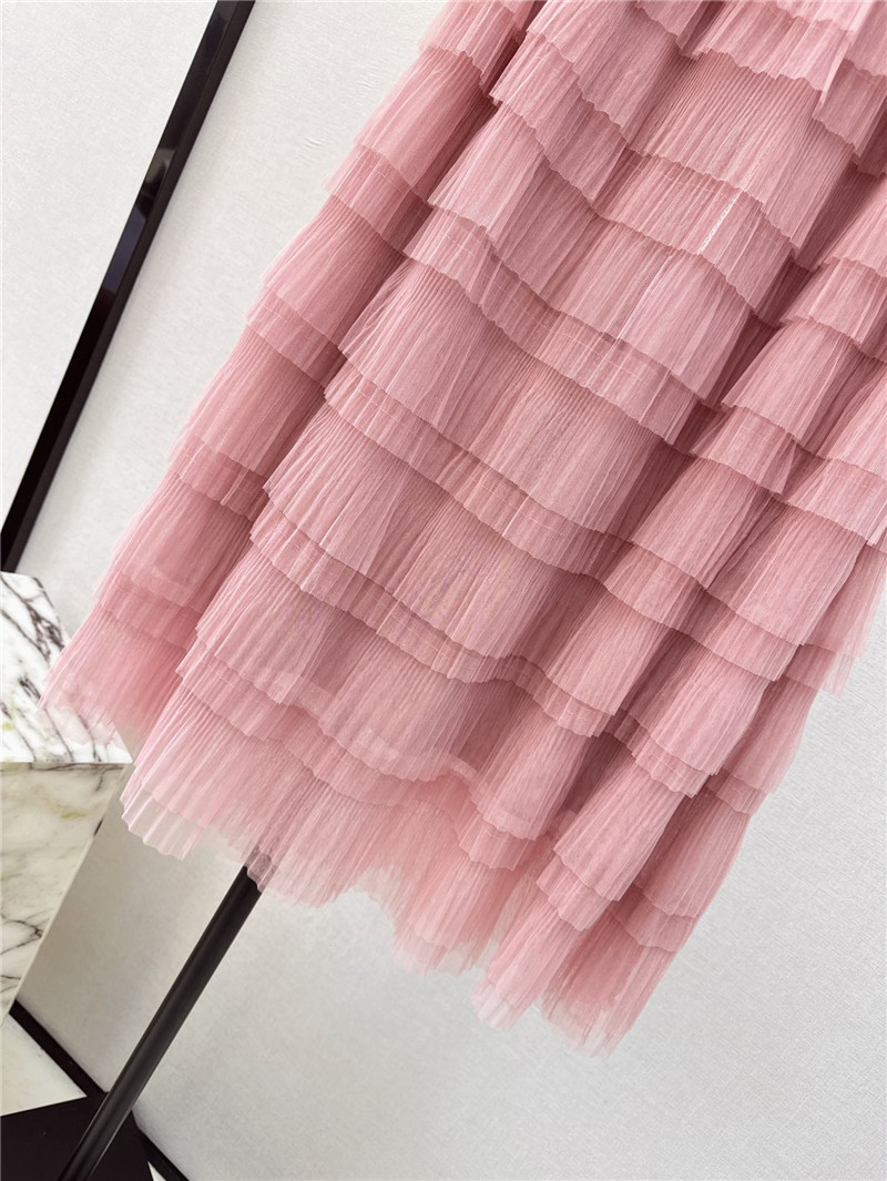 M1um1u new heavy layered mesh skirt