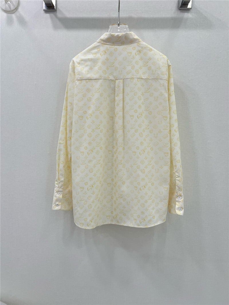l0vis Vvtt0n lv presbyopic coin full logo long-sleeved shirt
