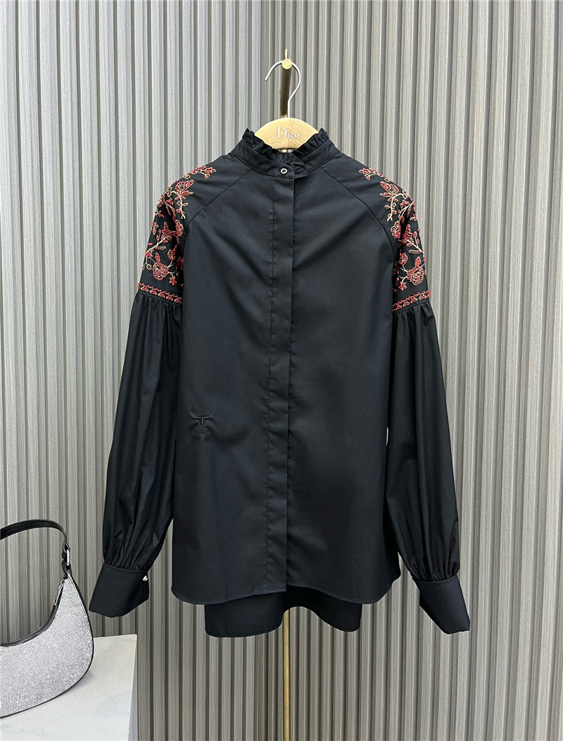 D10r small stand collar heavy industry palace shirt