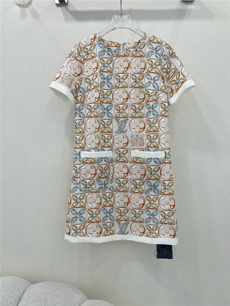l0vis Vvtt0n lv premium printed dress