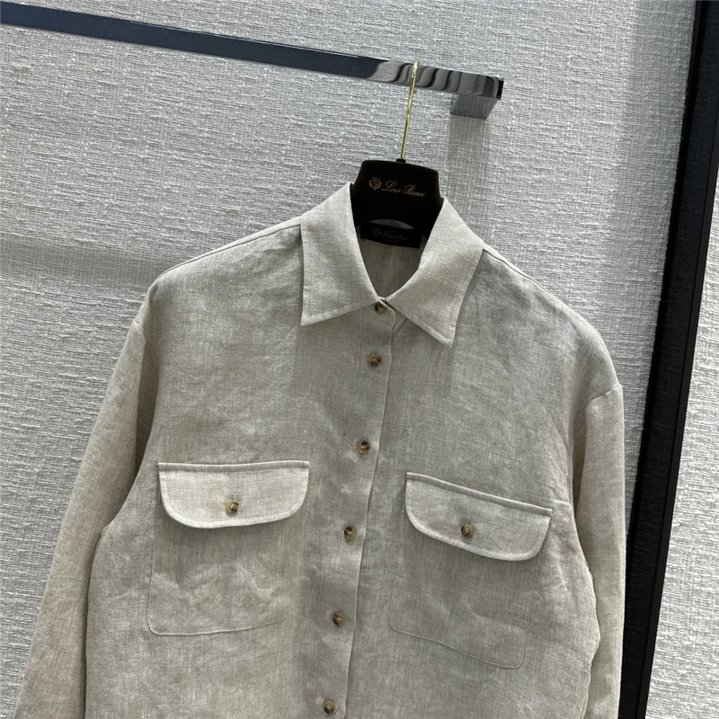L0r0 P1ana new linen shirt