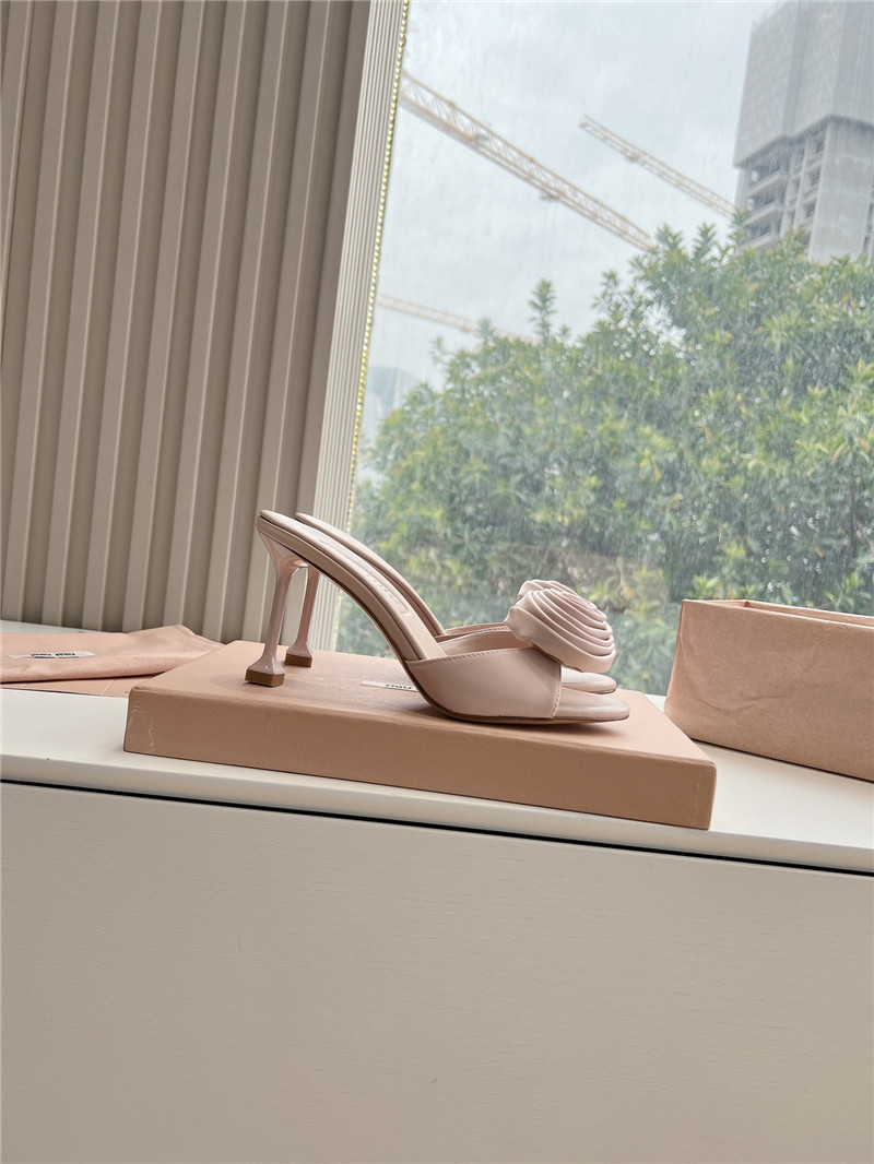 M1um1u rose high heels