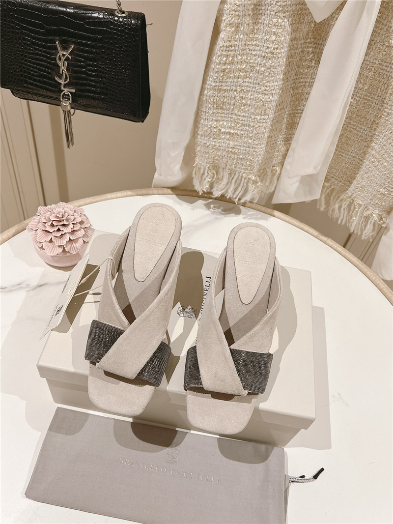 bc steel D1am0nd wedge slippers